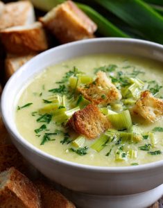 creamy leek soup