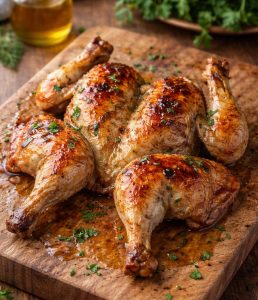 Spatchock poussin
