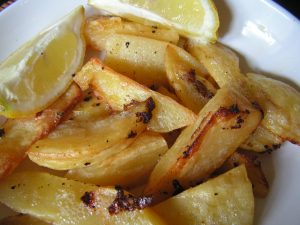Lemon roast potatoes