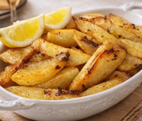 Lemon roast potatoes