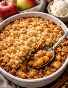 Apple crumble