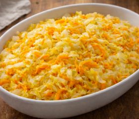 Creamed cabbage and carrots