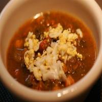 Chickpea and chorizo soup