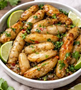 corander and lime potatoes