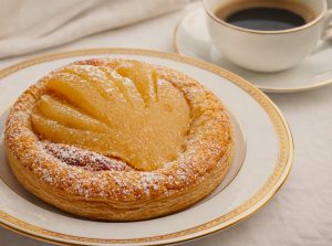 pear and almond tartlets