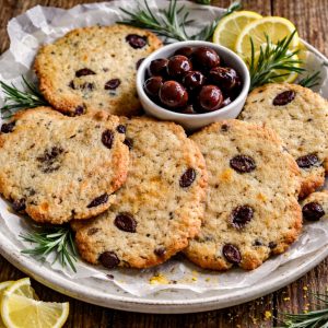 sweet olive lemon cookies