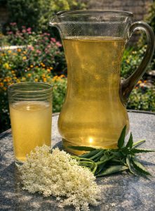 Elderflower cordial