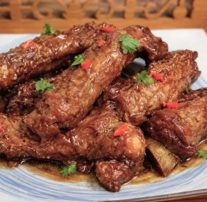 Thai honey soy glazed spare ribs