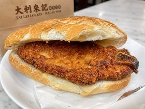 Macau pork chop bun