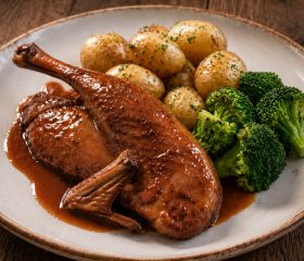 Pheasant in chocolate sauce