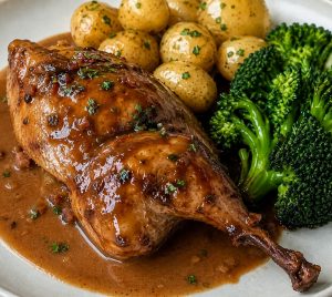 Pheasant in chocolate sauce
